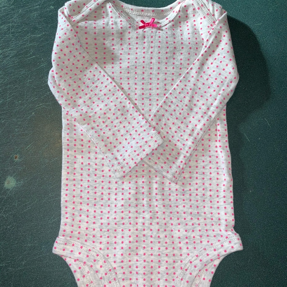 🌼2 for $5🌼 Pink Polka Dot Onesie